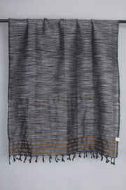 Handwoven Linen Zari Dupatta