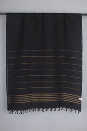 Handwoven Linen Zari Dupatta