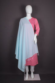 Handwoven Cotton Sky Blue Dupatta