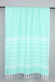 Green Stole with White Striped