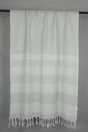 Light Green Stole with White Striped