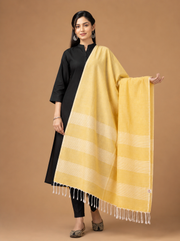 Yellow Stole with White Striped