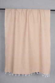 Handwoven Cotton Peach Stole