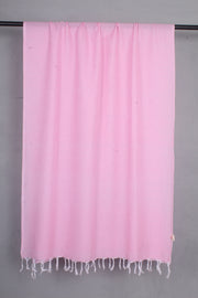 Handwoven Cotton Pink Stole
