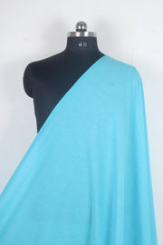 Handwoven Pure Cotton Fabric - Sky Blue Slub