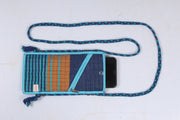 Sky Blue and Denim Blue Mobile Beg