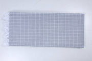 Grey and White Check Single Bedsheet