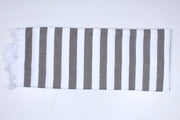 Grey and White Striped Extra Soft Chadar