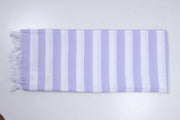 Dark Blue and White Striped Soft Chadar