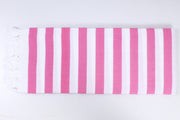Pink and White Striped Extra Soft Chadar