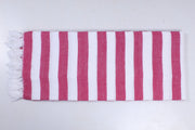 Red and White Striped Soft Chadar