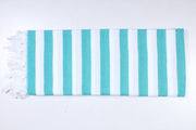 Green and White Striped Extra Soft Chadar