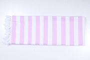 Purple and White Striped Extra Soft Chadar