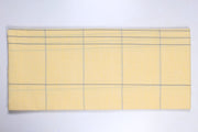 Yellow and Blue Check Single Bedsheet