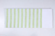 White and Mint Green Stripes Single Bedsheet