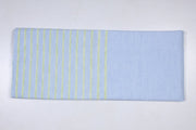 Serenity Blue Extra Soft Chadar with Fern Green Stripes