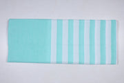 Aqua Green Extra Soft Chadar with White Stripes