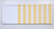 Yellow and White Striped Extra Soft Chadar