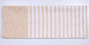 Space Dyed Brown and White Striped Extra Soft Chadar