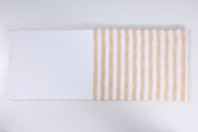 White and Yellow Striped Soft Chadar