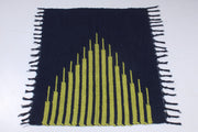 Black and Lime Green Striped Aasni
