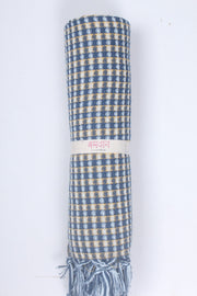 Grey, Yellow and White Striped Ultra Soft Bath Towel