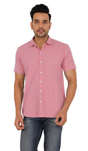 Puce Pink Half Shirt