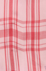 Light Pink Color Twill Check Fabric