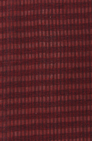 Maroon Color Self Line Check Fabric