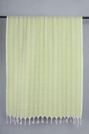 Pista Green Stole with Self Check