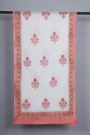 Saganeri Hand Block Printed Stole