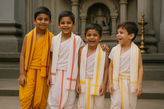 Why Cotton Dhotis are a Perfect Traditional Wear for Kids