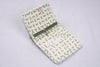 Off White and Green Wallet