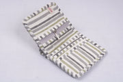 Off White, Green and Grey Wallet