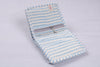 Off White and Blue Wallet