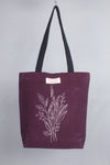 Maroon Hand Embroidery Tote Bag