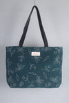 Sacramento Green Hand Embroidery Tote Bag