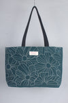 Sacramento Green Hand Embroidery Tote Bag