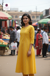 A-Line Cotton Kurti