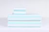 Soft Mint & White Stripes Double Bed Sheet Set