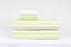 White, Green and Orange Double Bedsheet
