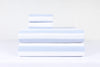 White and Blue Double Bedsheet