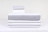 White, Gray and Off White Striped Double Bedsheet