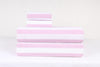 Pink and White Striped Double Bedsheet