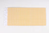 Tuscany Yellow Single Bedsheet with White Striped Check