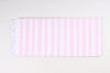 Pink and White Striped Single Bedsheet