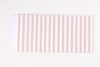 White and Dusty Pink Lining Single Bedsheet