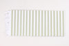 Green and White Lining Single Bedsheet