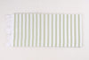 White and Green Single Bedsheet