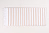 White and Ecru Striped Single Bedsheet